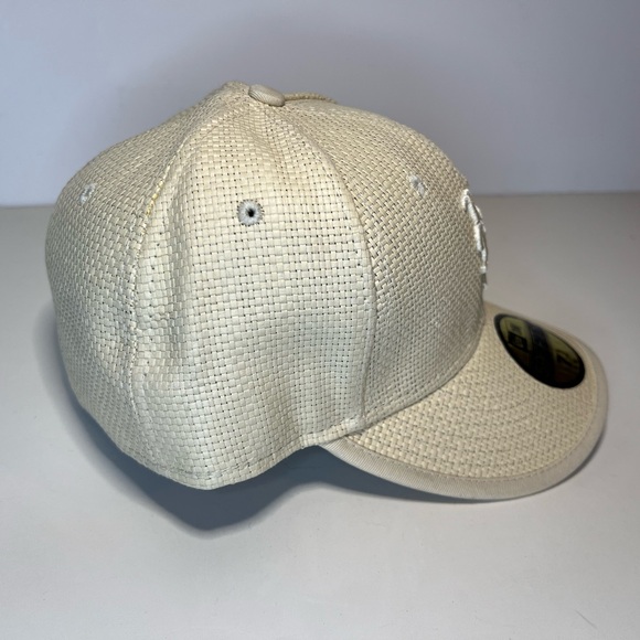 NY Mets New Era 59Fifty Paper Straw BB Cap - Picture 8 of 9